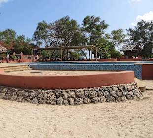 Schön gemachte Wege auf der Insel 