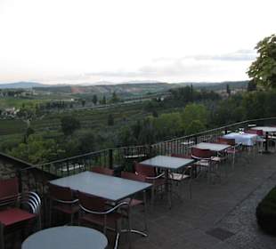 Außenbereich vom Restaurant