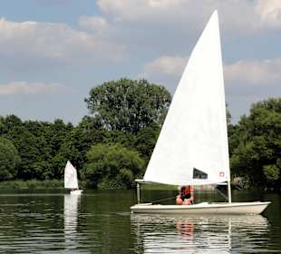Segelboote auf dem Kiessee