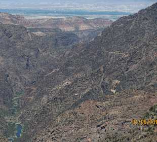 Ausblick in die Weite mit Gunnison