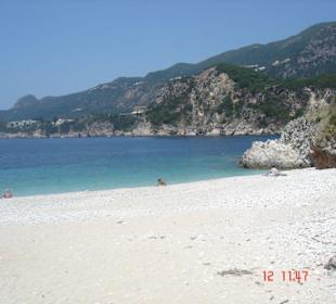 Rovinia Strand bei Liapades