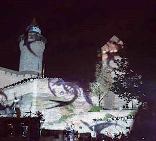 An der Kaiserburg Lasermotive