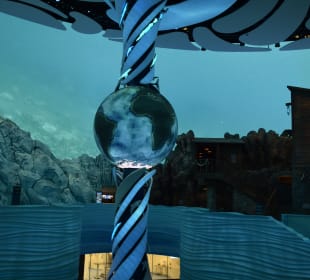 Mainsquare mit Wasserwirbel