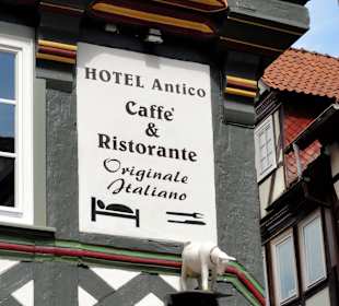 HInweisschild zum Restaurant