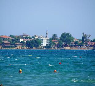 Vom Sunrise Richtung Side am Strand