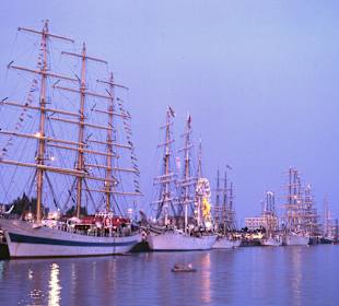 Windjammertreffen im Cuxhavener Hafen