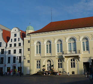 Schöne Gebäude in Rostock