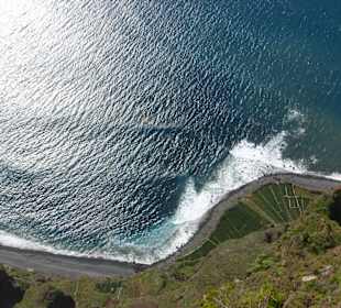 580 m vom Skywalk runter bis zum Atlantik