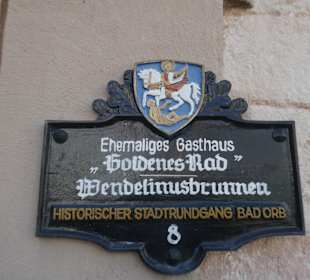 Das ehemalige Gasthaus Goldenes Rad in Bad Orb