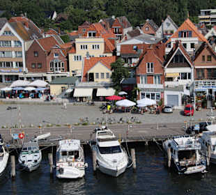 Die Travemünder Vorderreihe von der Peter Pan