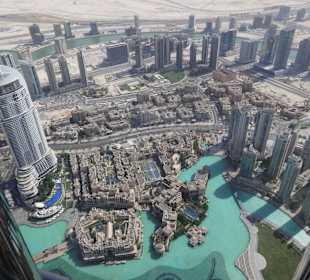Blick vom Burj Khalifa