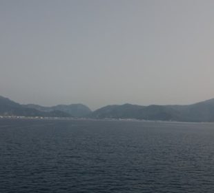 Die ersten Landsichtungen von Marmaris 