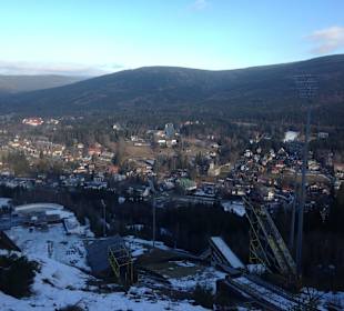 Ausblick von den Schanzen