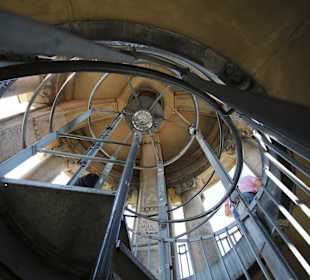 Aufgang zur Rathaus Turmkuppel