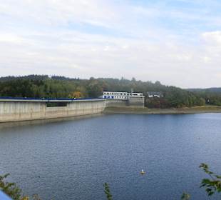 Staumauer vorderseite