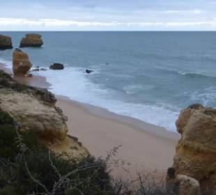 An der Praia Sao Rafael am Abend