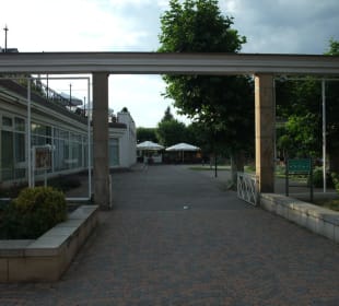 Eingang zur Gartenwirtschaft