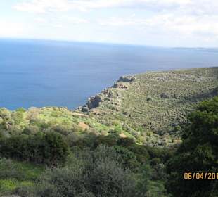 Blick zum offenes Meer