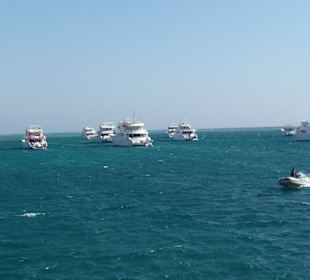 Boote im Hafen Marsa Alam