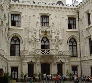 Innenhof Schloss Hluboka