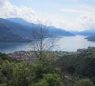 Peglio, Blick auf den See