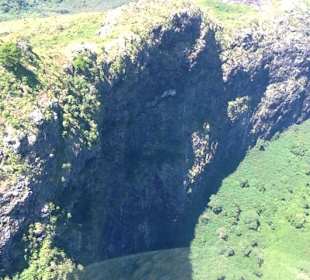 Das Bergmassiv hautnah