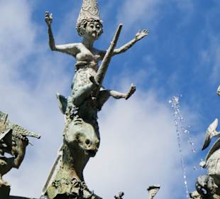 Detail aus dem Narrenbrunnen