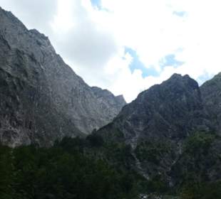 Wandern St. Bartholomä Richtung Eiskapelle