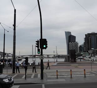 Mit  der City CircleTram in Melbourne unterwegs