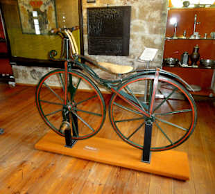 Laufrad in der Ausstellung