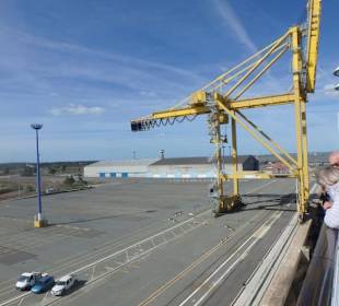 Teilansicht des Hafens