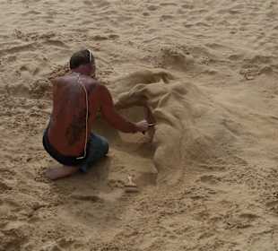 Sandkunst-Körper