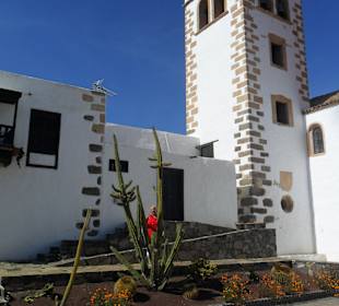 Vista di Betancuria,vecchia capitale dell'isola