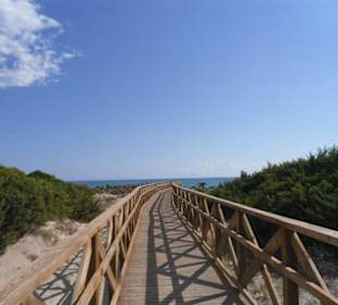 Fussmarsch zum Strand