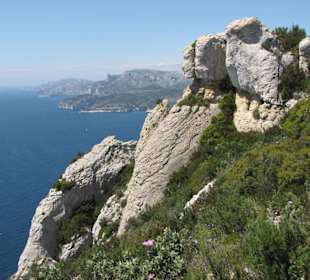 Blick von der Route des Cretes