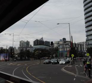 Mit  der City CircleTram in Melbourne unterwegs