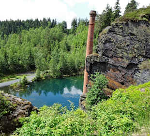 Am Schiefersee, dem ehemaligen Tagebau