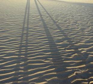 Dünen - lange Schatten
