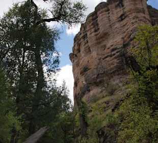 Blick am Eingang des Canyons