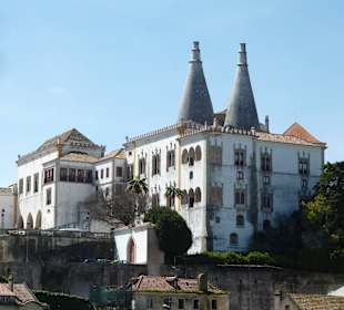 Auf dem Weg zum Nationalpalast von Sintra