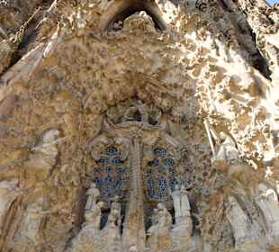 Fassade der Sagrada Familia
