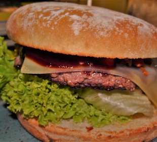 Burger "Wilder Westen" bei Hans im Glück