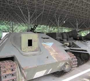 Im Freigelände des Militärmuseums Lesany