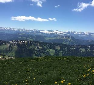 Wanderung Nagelfluhkette 1836 Meter Höhe