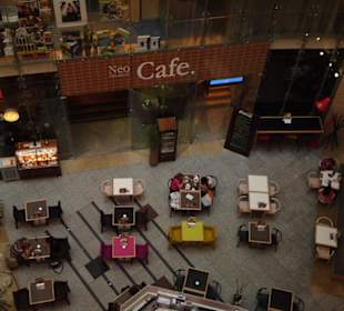 Koffie terrassen in de kelderverdieping