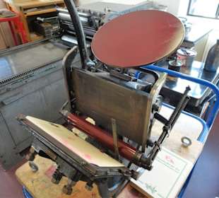 Die Druckwerkstatt im Museum der Arbeit