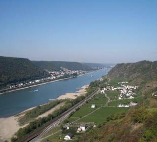 Tolle Ausblicke auf den Rhein