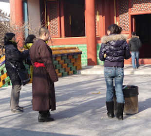 Mönch in Lama - Tempel