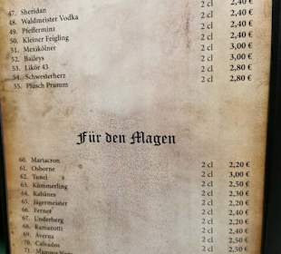 Speisekarte 07/2025
