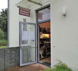 Eingang zum Glasmuseum Gnarrenburg